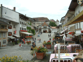 Mittelalterliches Städtchen Gruyères