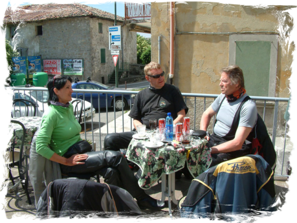 Cafépause im Nirgendwo