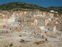 Marmorsteinbruch bei Orosei