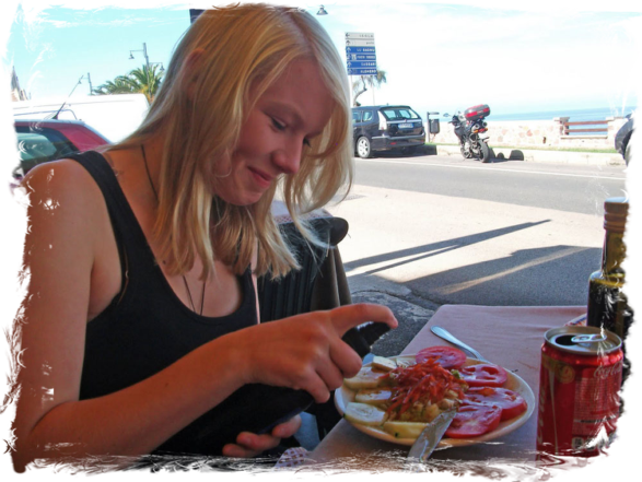 Mittagspause in Castelsardo