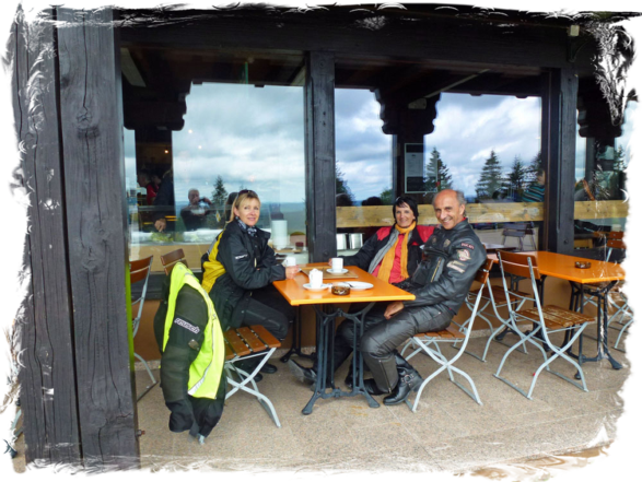Pause auf dem Kandel
